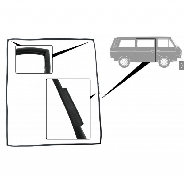 Sliding-door-seal-right-VW-Bus-T3-251843792B